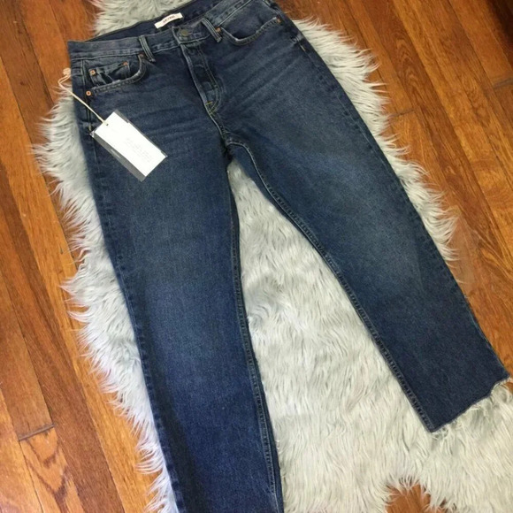 GRLFRND Tatum Raw Hem Jeans 28 NWT $228 - Picture 5 of 7